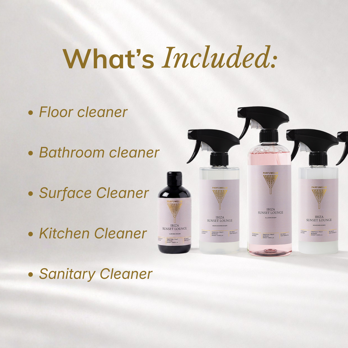 Ibiza Sunset Lounge Complete Homecare Set