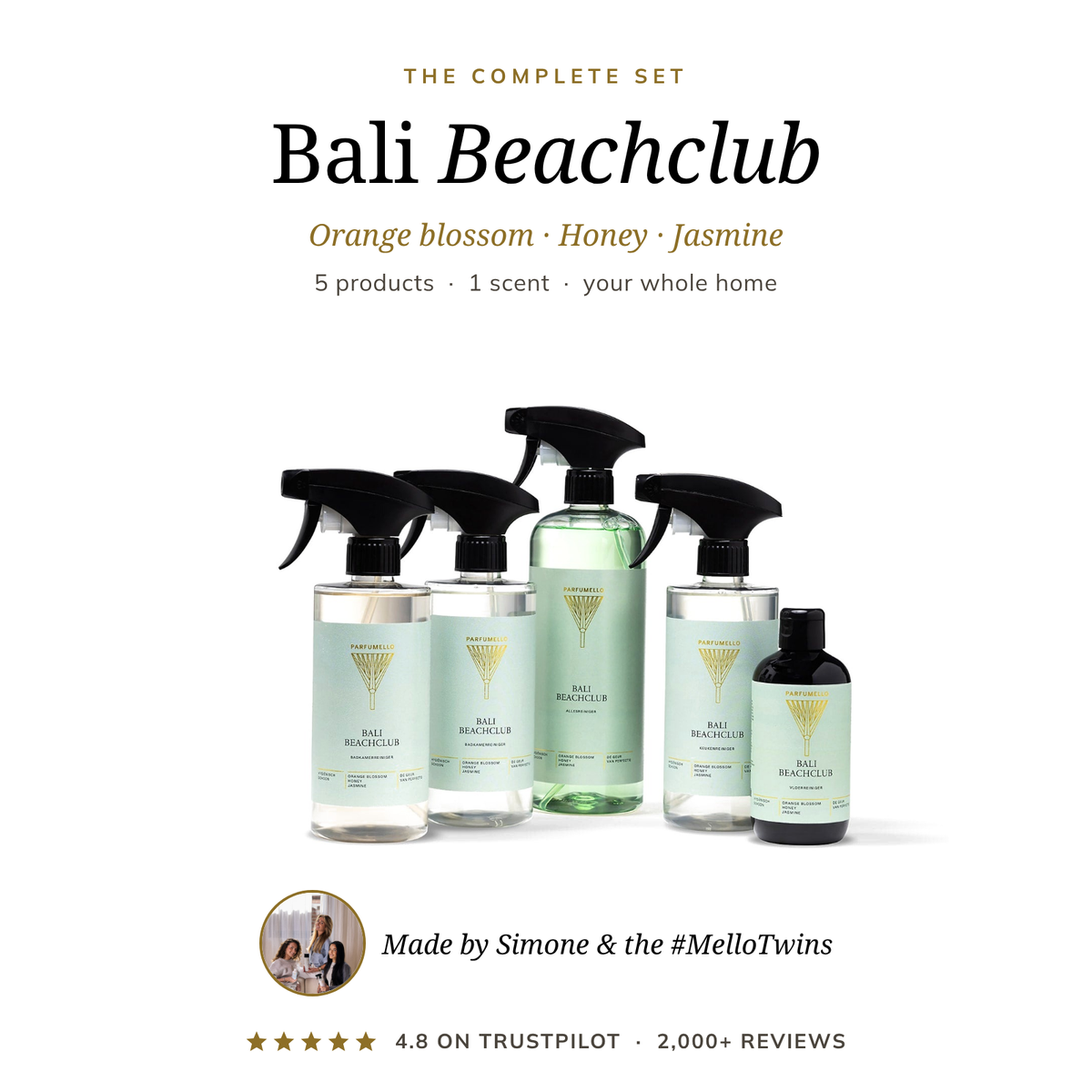 Bali Beachclub Huisverzorgingsset