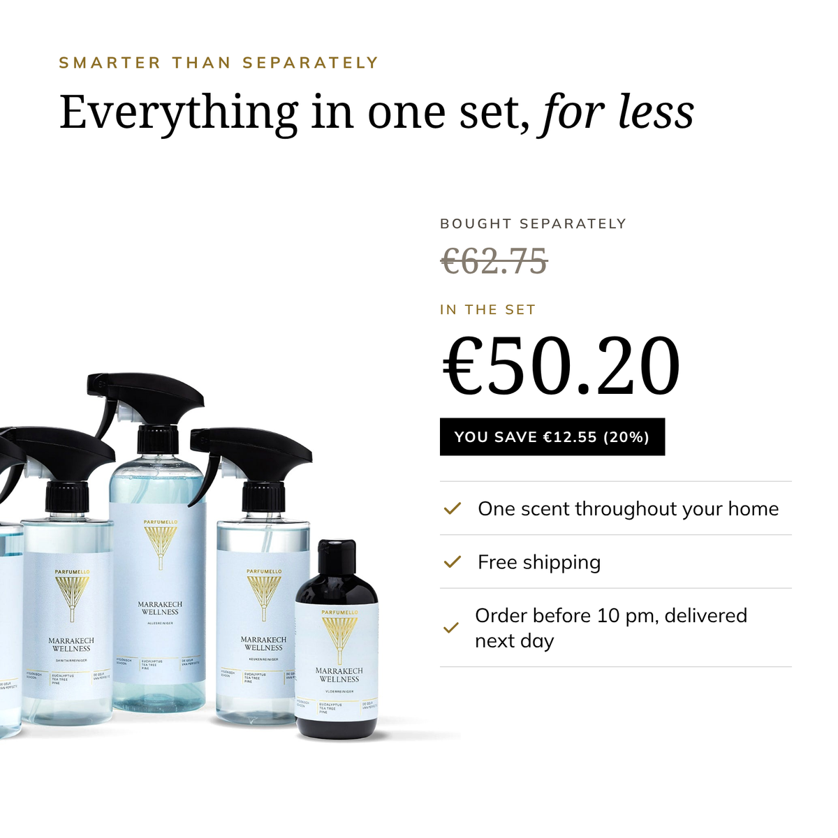 Marrakech Wellness Complete Homecare Set