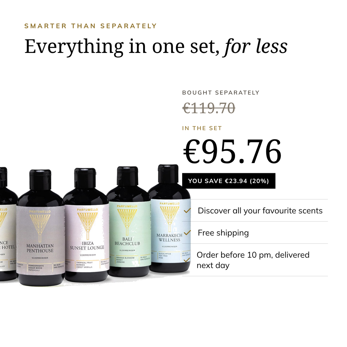 The ultimate floor cleaner set