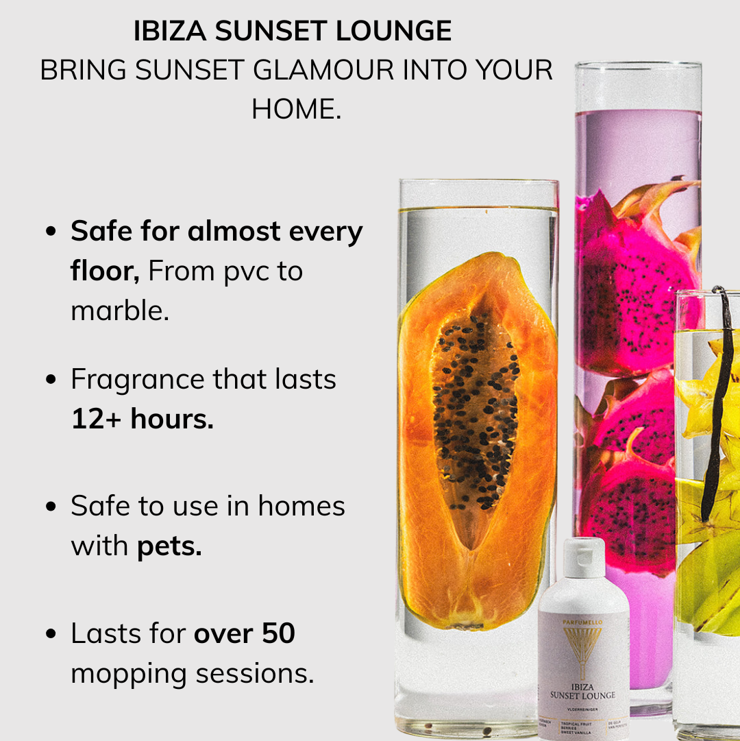 Vloerreiniger Ibiza Sunset Lounge