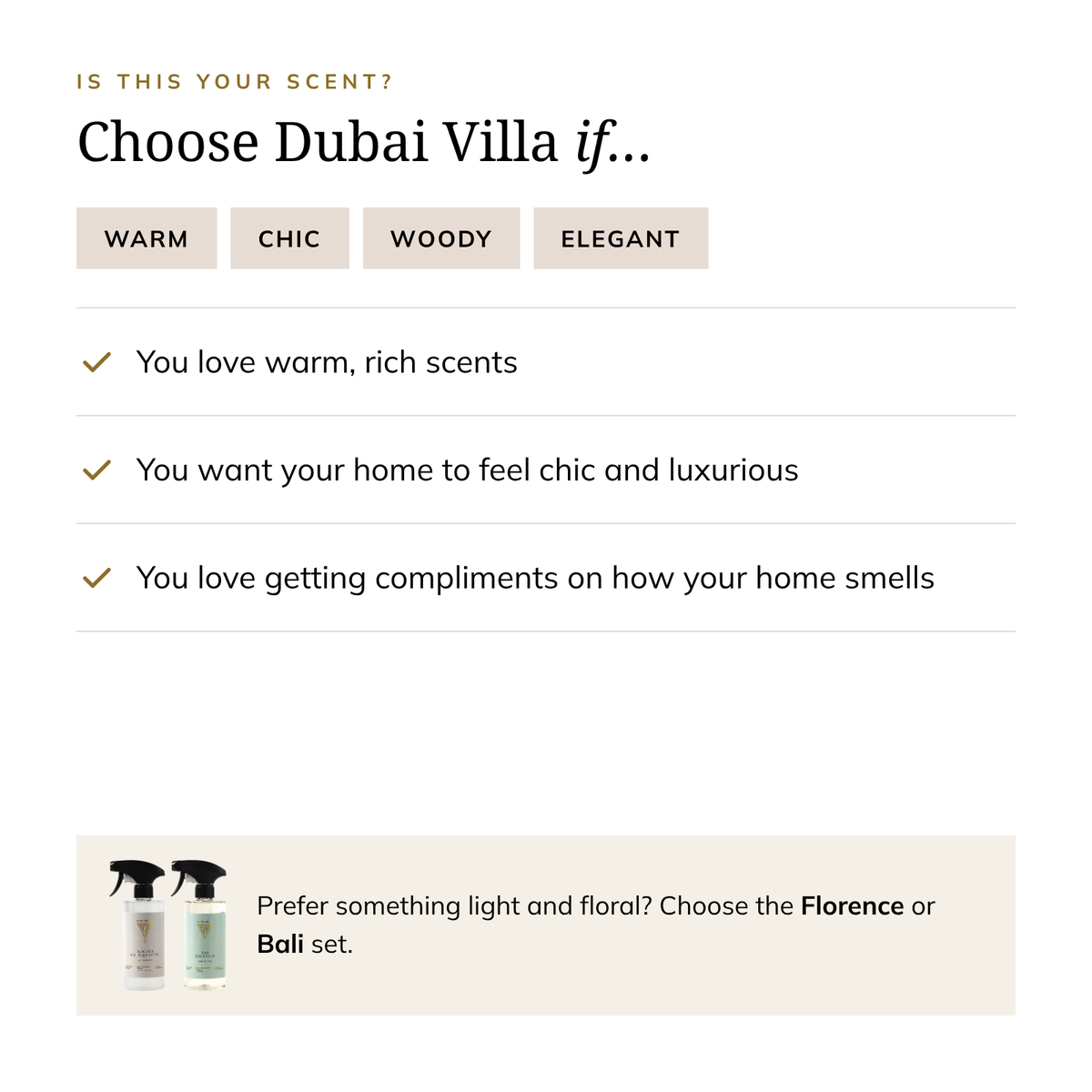 Dubai Villa Huisverzorgingsset