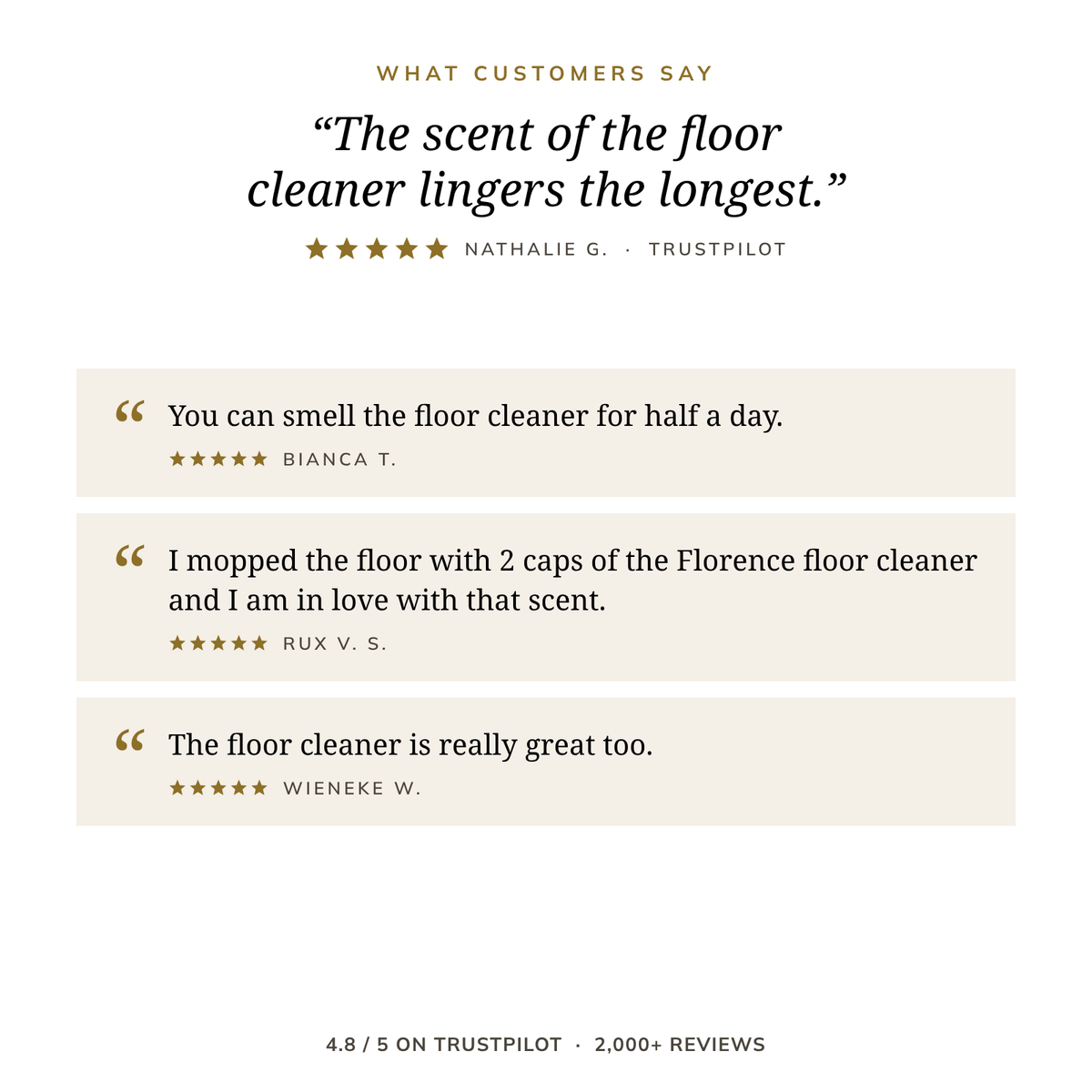 The ultimate floor cleaner set